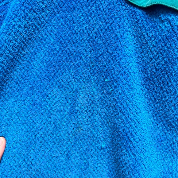 Women’s Patagonia Re-Tool Snap-T Pullover Blue and Green Polartec Thermal Pro - Picture 3 of 3